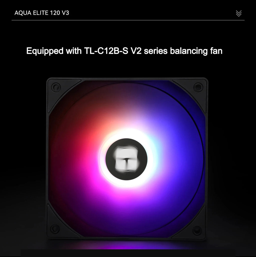 Thermalright AQUA ELITE 120 V3 ARGB CPU All In One Water-cooled 120mm Integrated AIO CPU Liquid Cooling Radiator Intel 1700 AM5