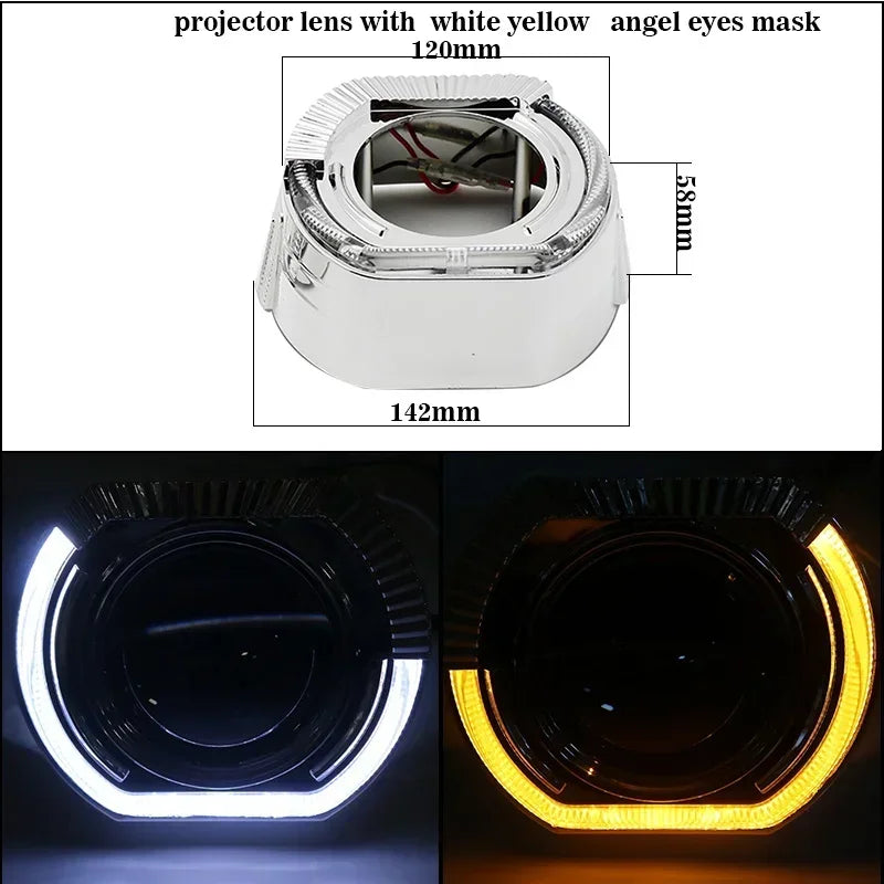 SANVI 3.0 Bi LED Lenses for Headlights Ice Lense Auto LED Projector Headlight Hella G5 3R Projector 110W Car Light Retrofit
