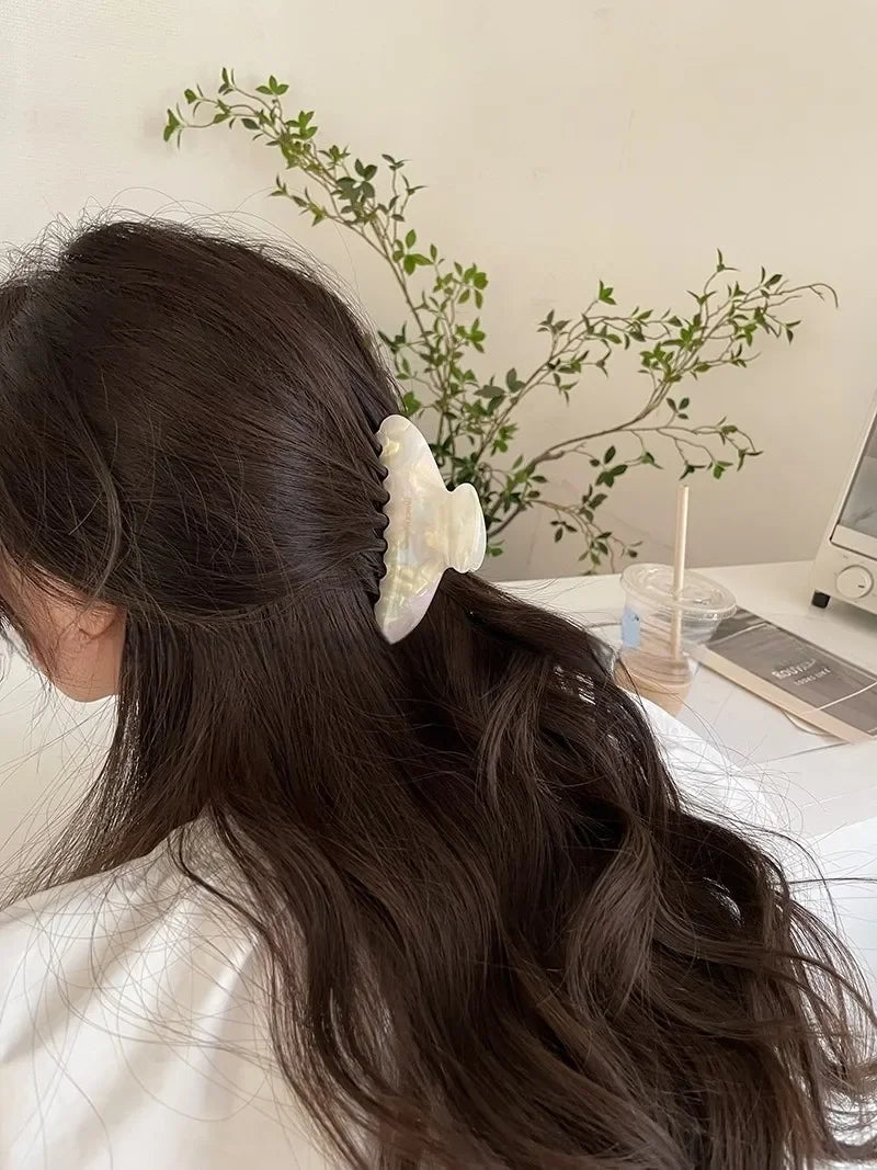 High-end Acetate Large Plate Hair Claws Fashion Hair Accessories Women Trend Back Head Clip Boutique Cute Girl Hairpins Headwear