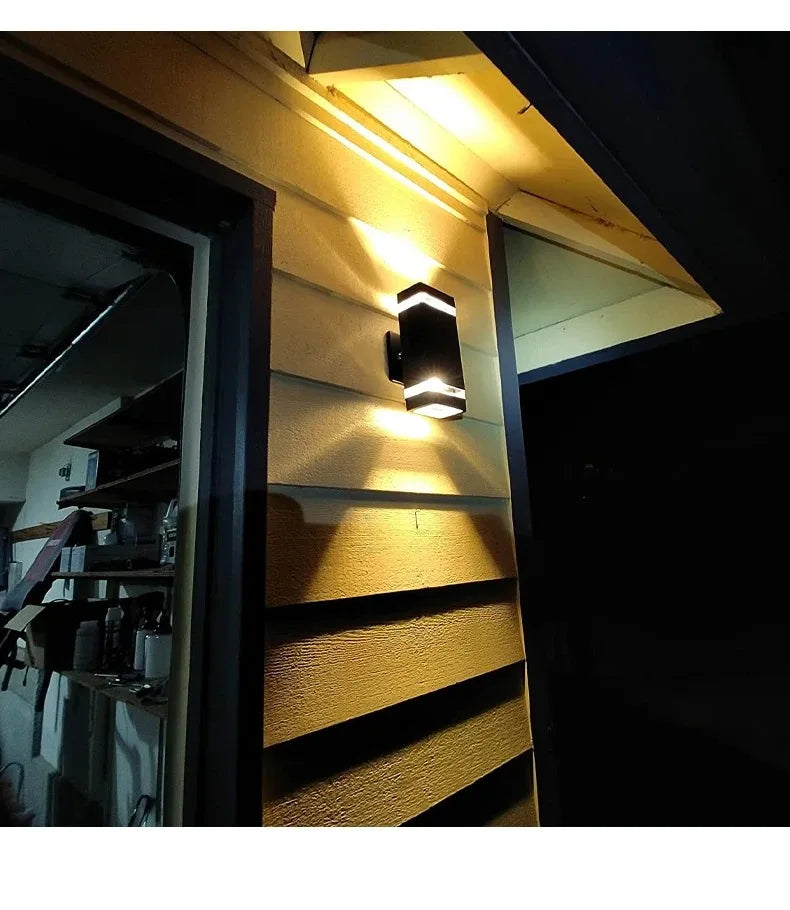 2025 NEW Wall Light Outdoor Waterproof LED E27 Bulb External Facade Decor Stairs Lights Entrance Fixture Home Decorative Wall