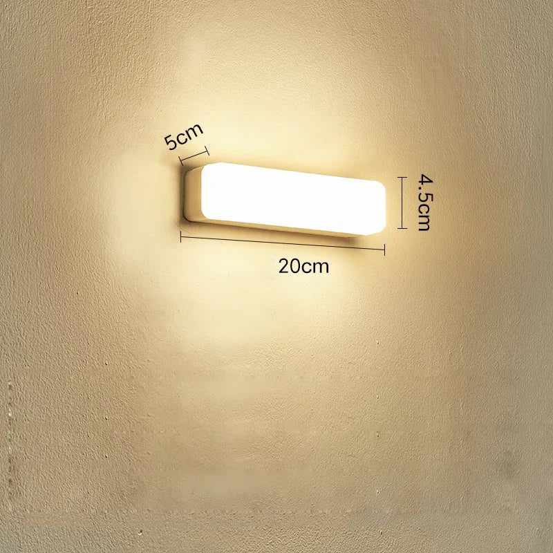 Modern LED Wall Light Bathroom 13W/18W Wall Lamp Bathroom Lights Toilet Mirror Line Lamp Bedroom Make Up light Warm/Cold White
