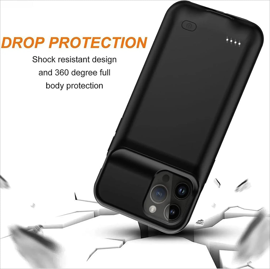 10000mAh New Excellent for IPhone 13 Mini 16 Pro Max 15 Plus 14 13 12 Mini 11 6 6S 7 8 Battery Charger Case Charging Cover Power
