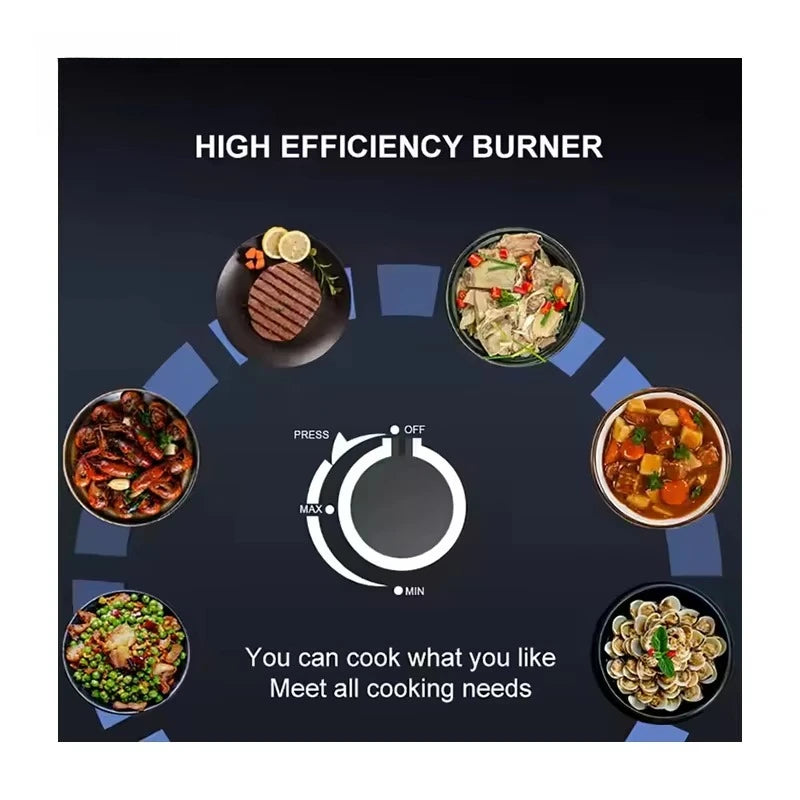 Wholesale Price High Power Gas Stove Advanced Multifunction 2 Burners for Home & Hotel Cooking Energy Efficient Class A