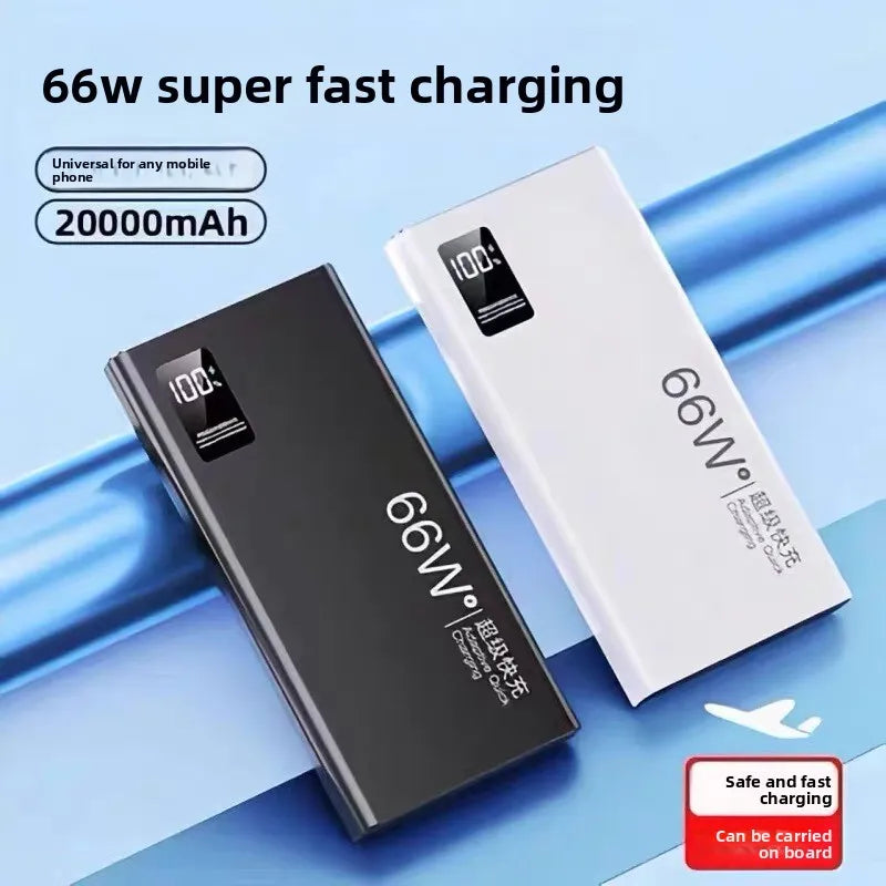 (CCC)66W 10000/20000/30000mAh Fast Charging and Large Capacity POWER BANK for Iphone Android Phone Powerbank