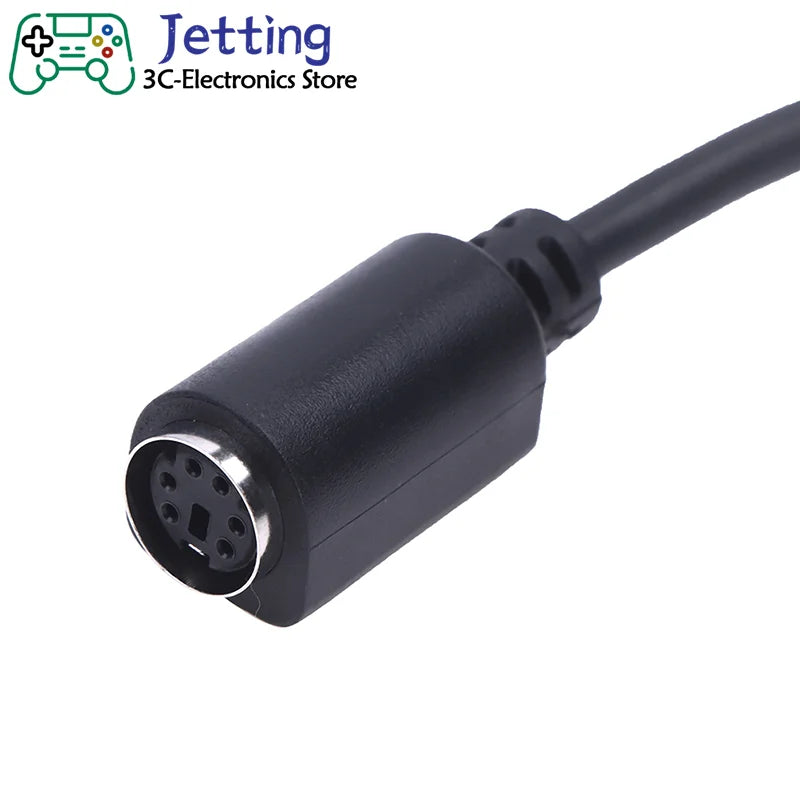 1PC PS/2 Keyboard To AT 5 Pin DIN MD 6-pin Female To DIN 5-pin Male Cable Ps2 Keyboard And Mouse Transmission Cable