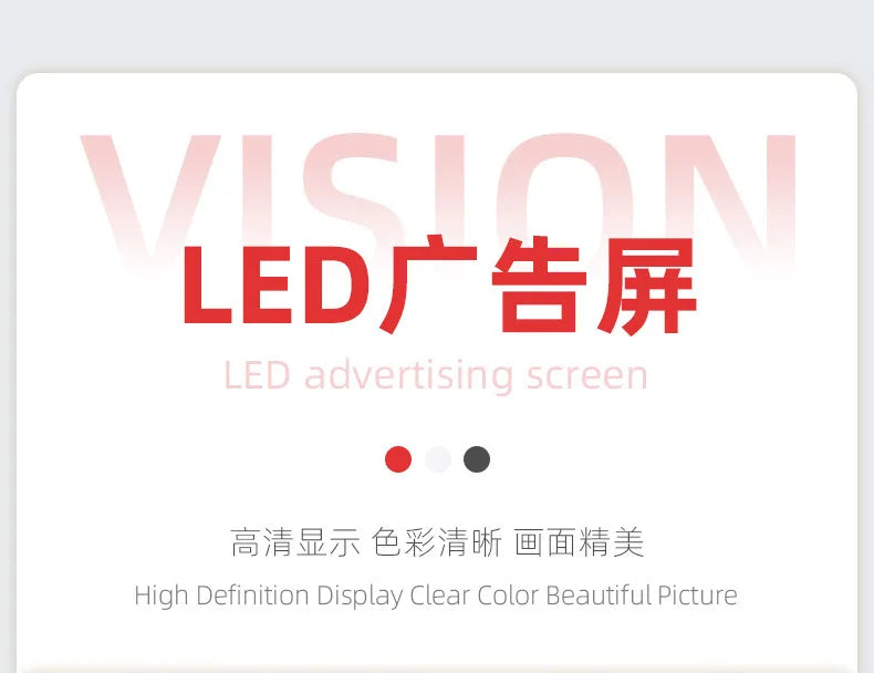Indoor led poster screen folding advertising screen shopping mall mobile led display
