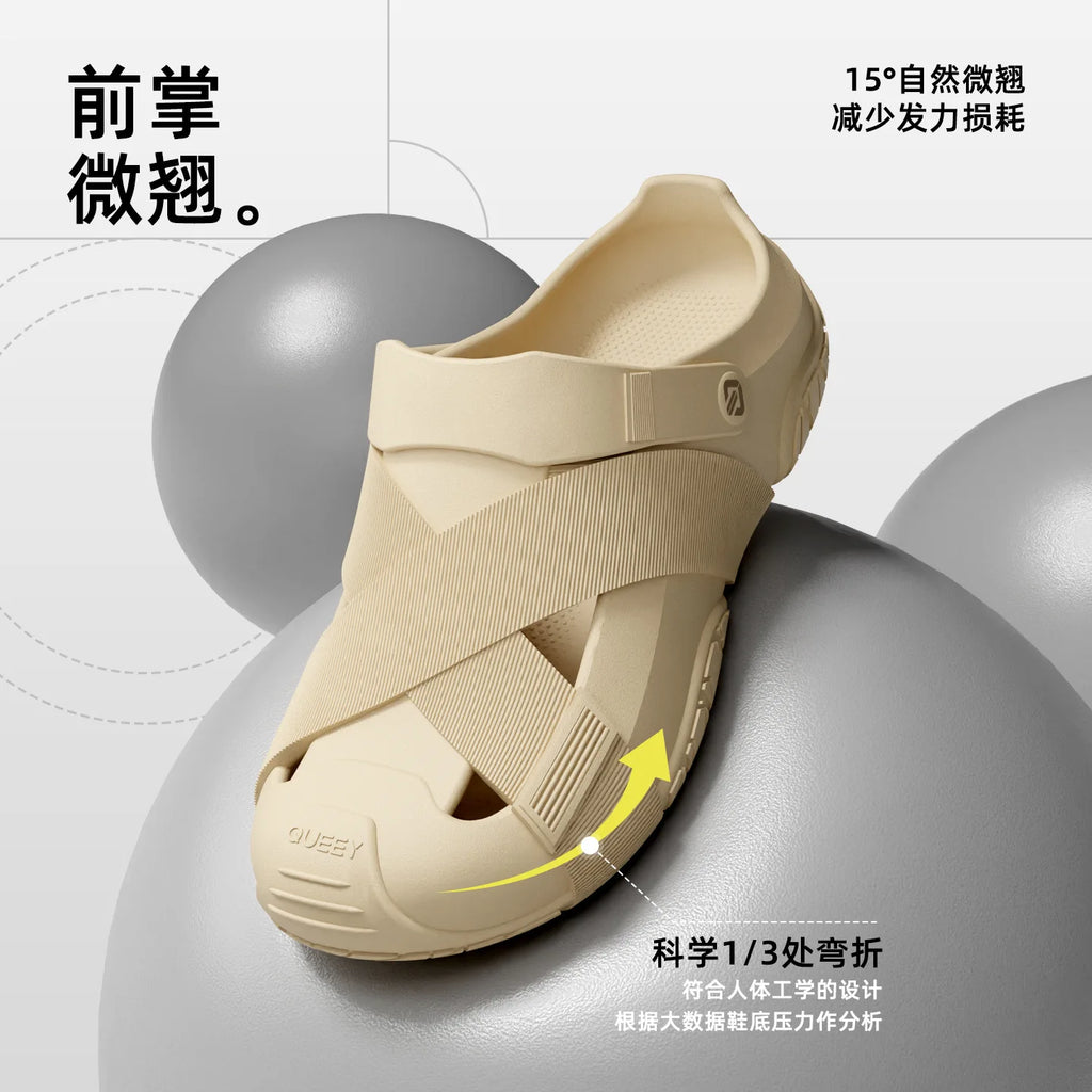Men's 2026 Summer EVA Thick Sole Clogs Breathable Non-slip Soft Ergonomic Outdoor Beach Sandals