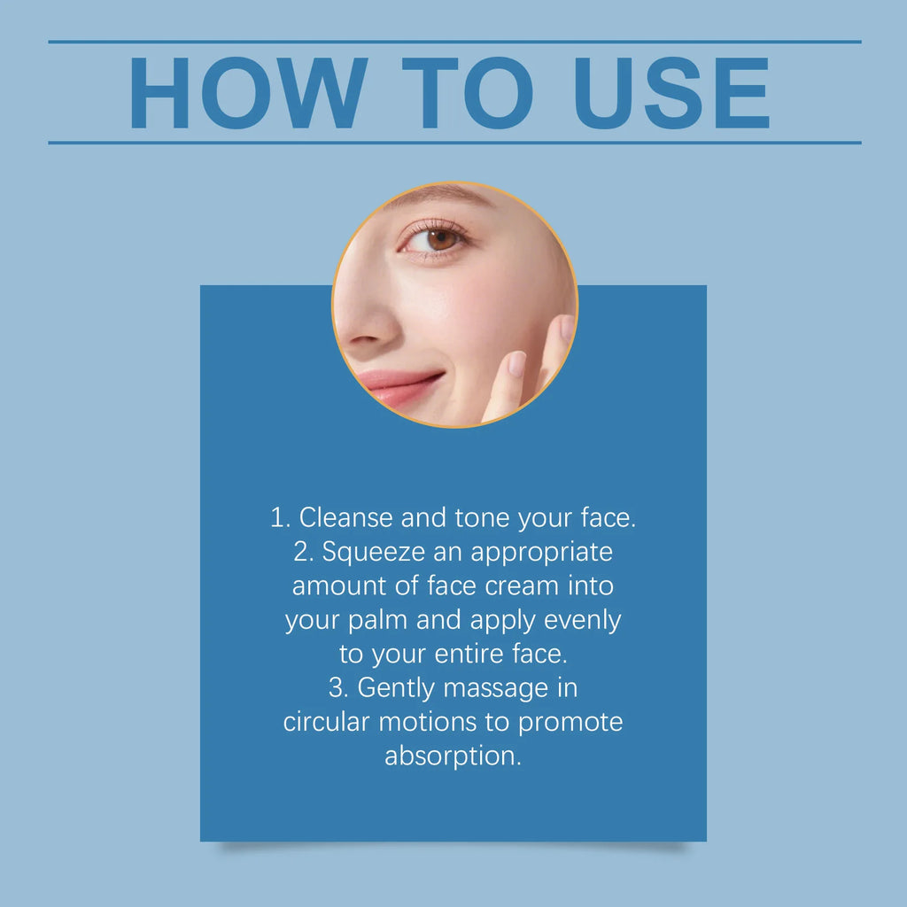 Hoygi Copper Peptide Face Cream Deep Hydration Firming Skin Plump Younger Looking Skin Tightening Anti Aging Facial Moisturizer
