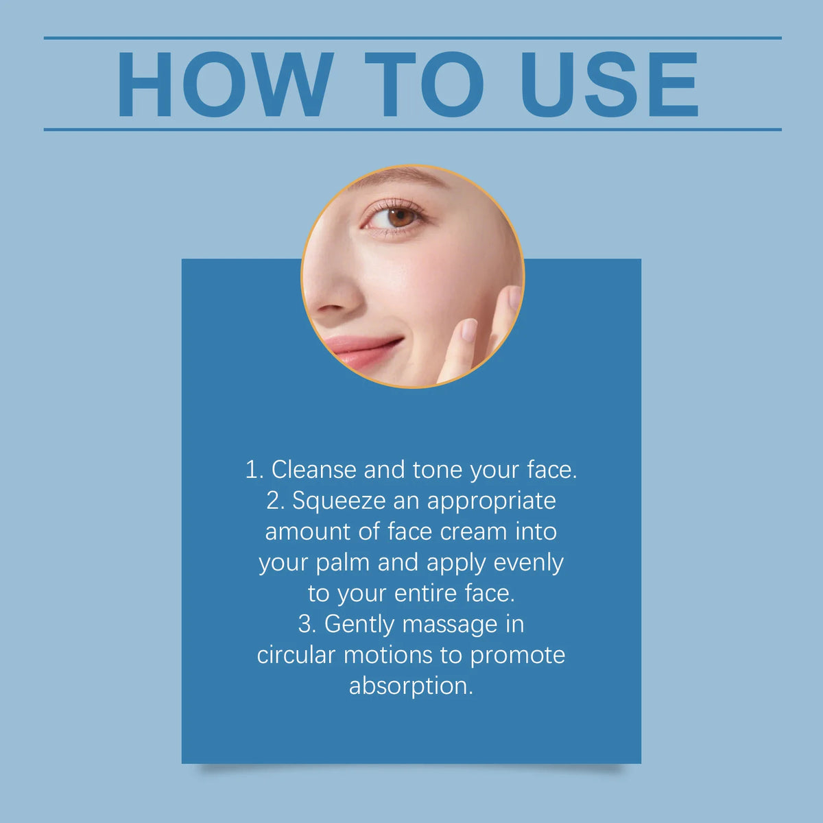 Hoygi Copper Peptide Face Cream Deep Hydration Firming Skin Plump Younger Looking Skin Tightening Anti Aging Facial Moisturizer