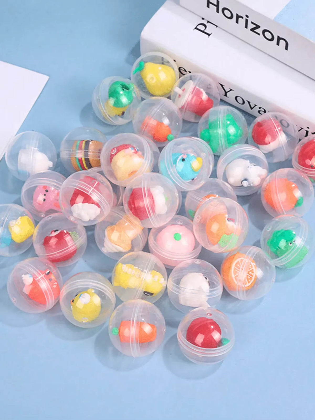 50pcs Capsule Dolls Blind Box Surprise Ball, Mini Round Cute Capsule, Perfect Party Favors,Treasure Classroom Prizes