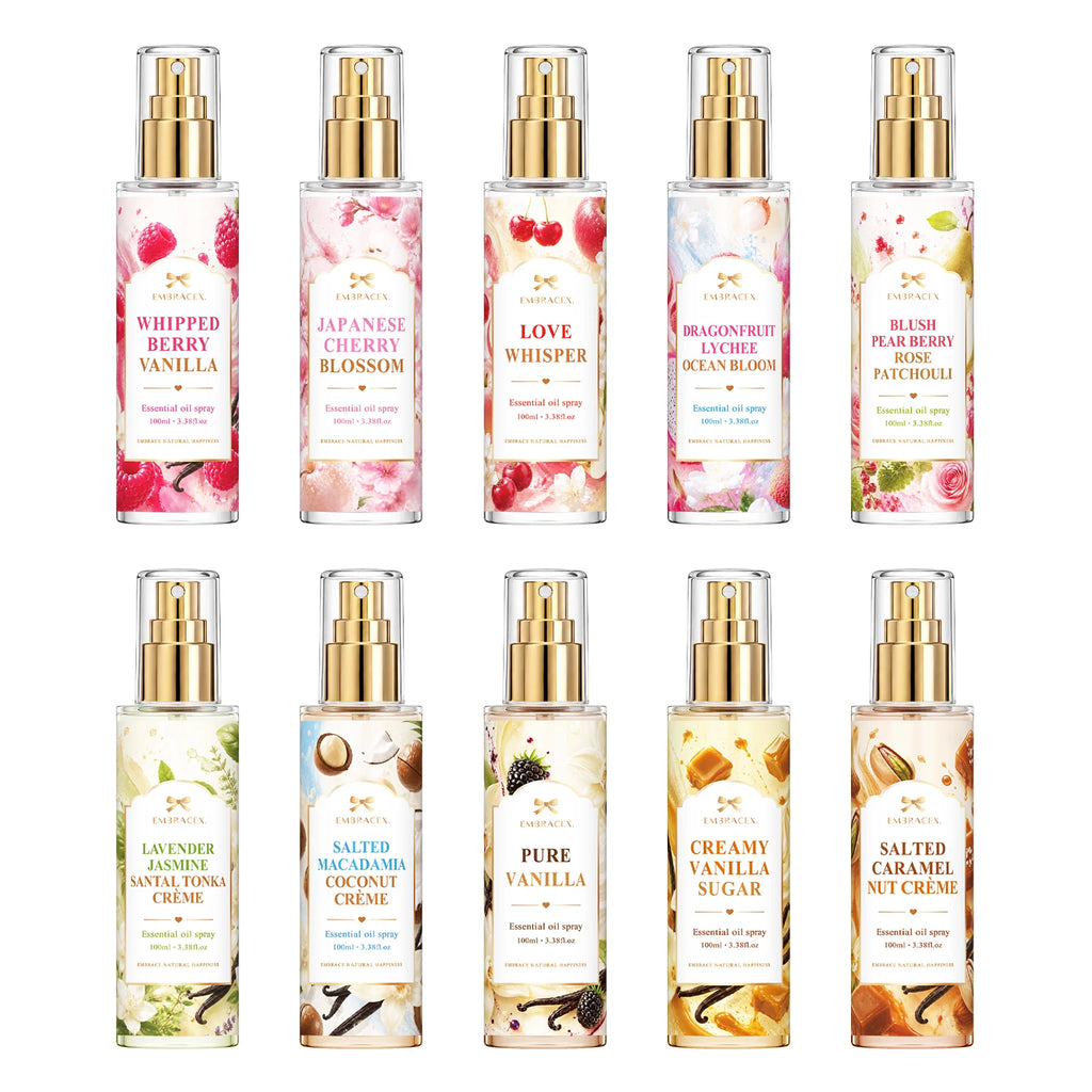 100ml Spray Fragrance Oils Diffuser Aroma Oil Car Air Freshener Letter Scent Fragrance & Odor Removal Fragrance Oil Gifts