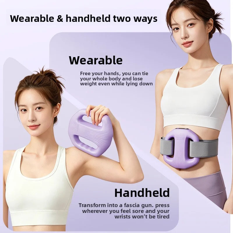 Lazy person's fascia ring fat-burning machine for belly, waist and leg slimming and body beautifying, fat-burning massage device