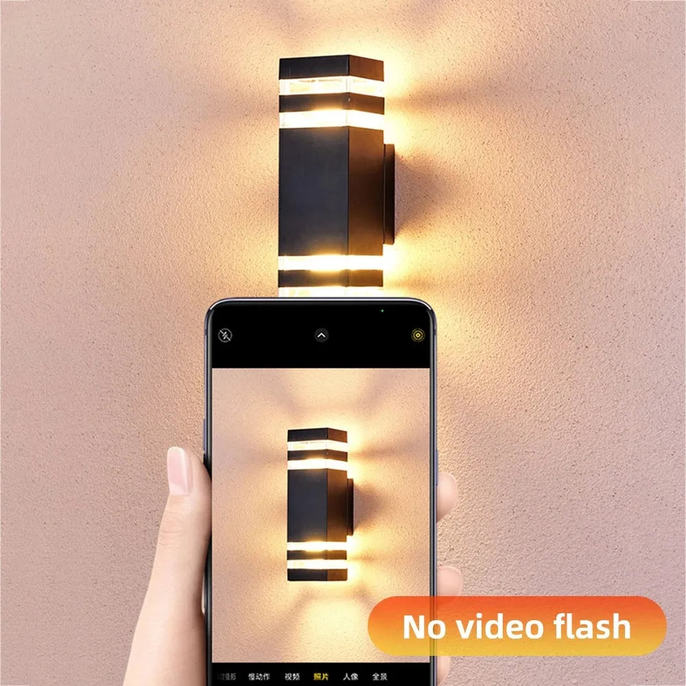 Street Wall Light Outdoor Waterproof LED E27 Bulb External Facade Decor Stairs Lights Entrance Fixture Home Decorative Lamp Wall