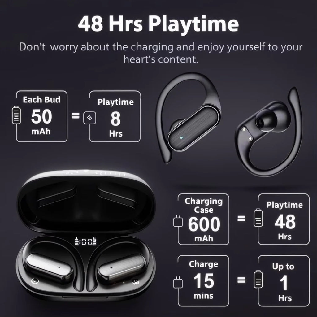 A520 Wireless Earphones Mini Lightweight Bluetooth Touch Earbuds Clear Stereo Audio Sweat Resistant Daily Sports Headset
