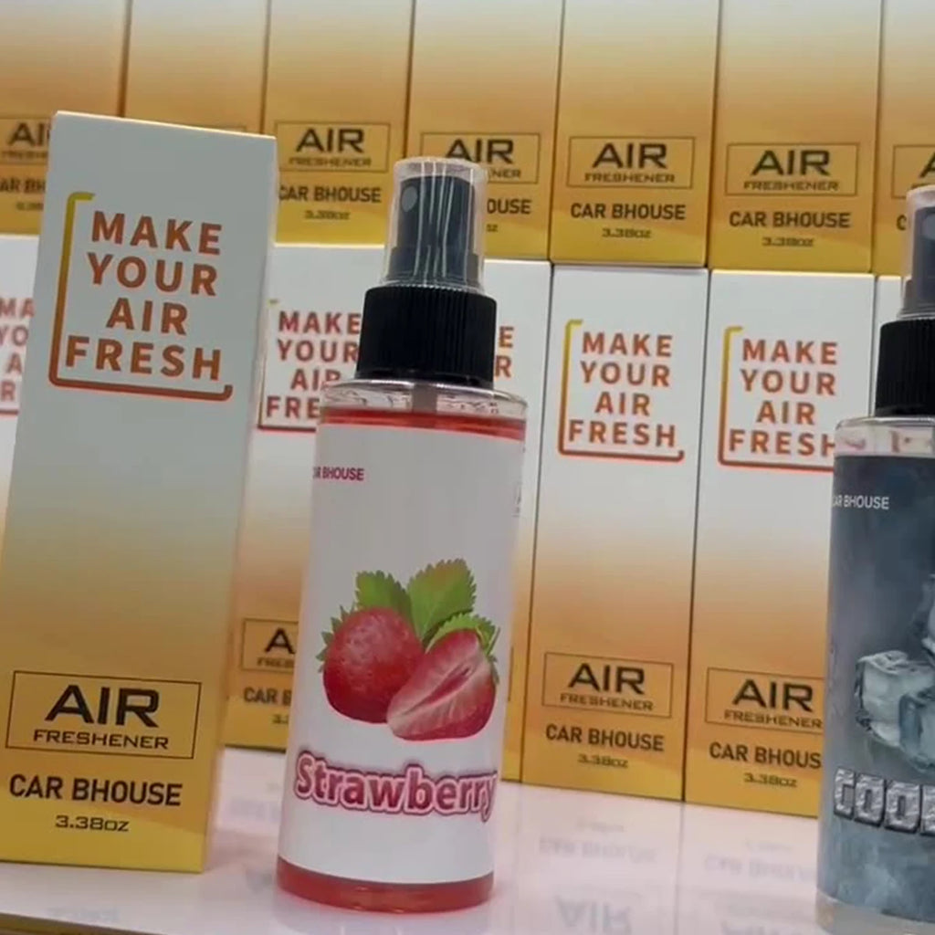 100ml bottle fragrance spray is suitable for cars, homes, offices.  alcohol-free air fragraner with a long-lasting light