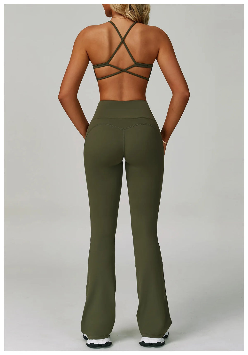 Women's Tracksuit 2 Piece Set Fitness Clothes Yoga Sets Sportswear Workout Bra High Waist Leggings Set Gym Clothing Sports Suits
