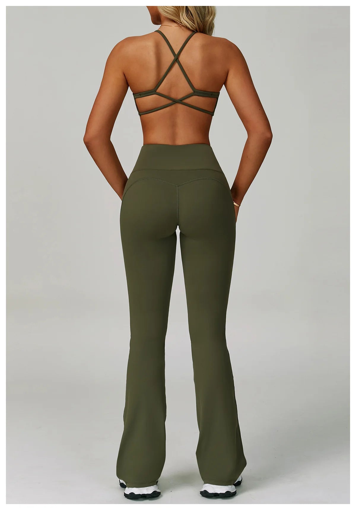 Women's Tracksuit 2 Piece Set Fitness Clothes Yoga Sets Sportswear Workout Bra High Waist Leggings Set Gym Clothing Sports Suits