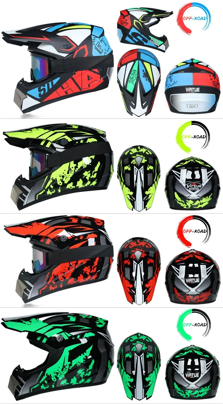 Send 3 pieces  motorcycle helmet children off-road helmet bike downhill AM DH cross helmet capacete motocross casco capacitance
