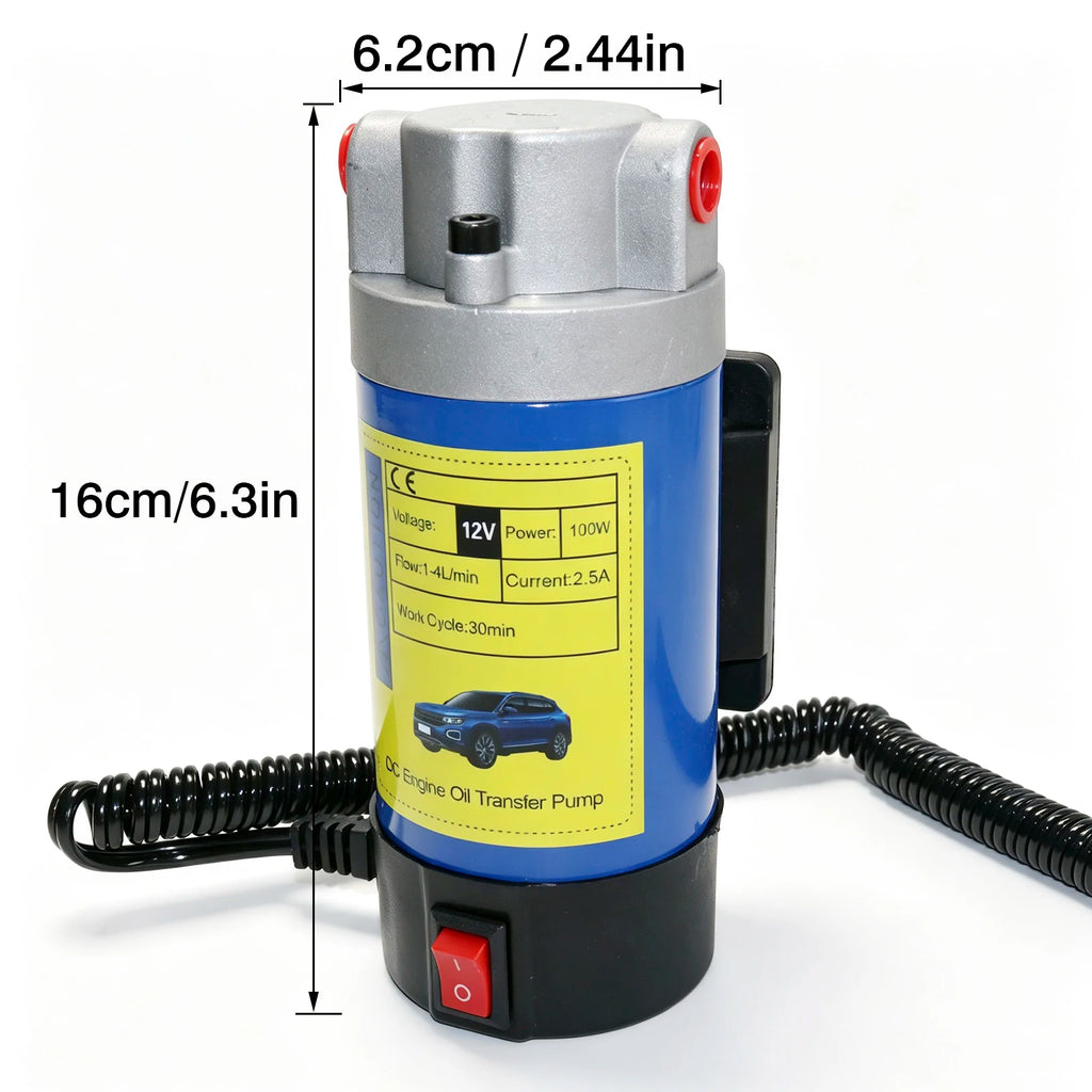 Electric Motor Oil Pump, Delivery Pump 100W Oil Pump Palm Pump Small Electric Oil Pump, Household Gas Maintenance