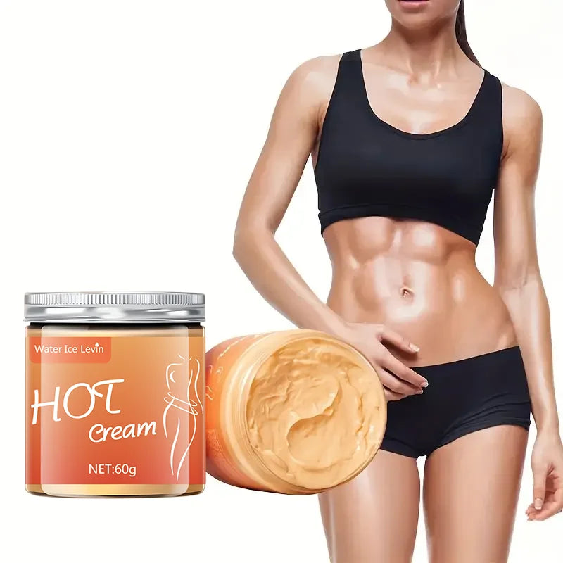 Full Body Fitness Massage Cream, Hot Compress to Tighten Abdominal Muscles