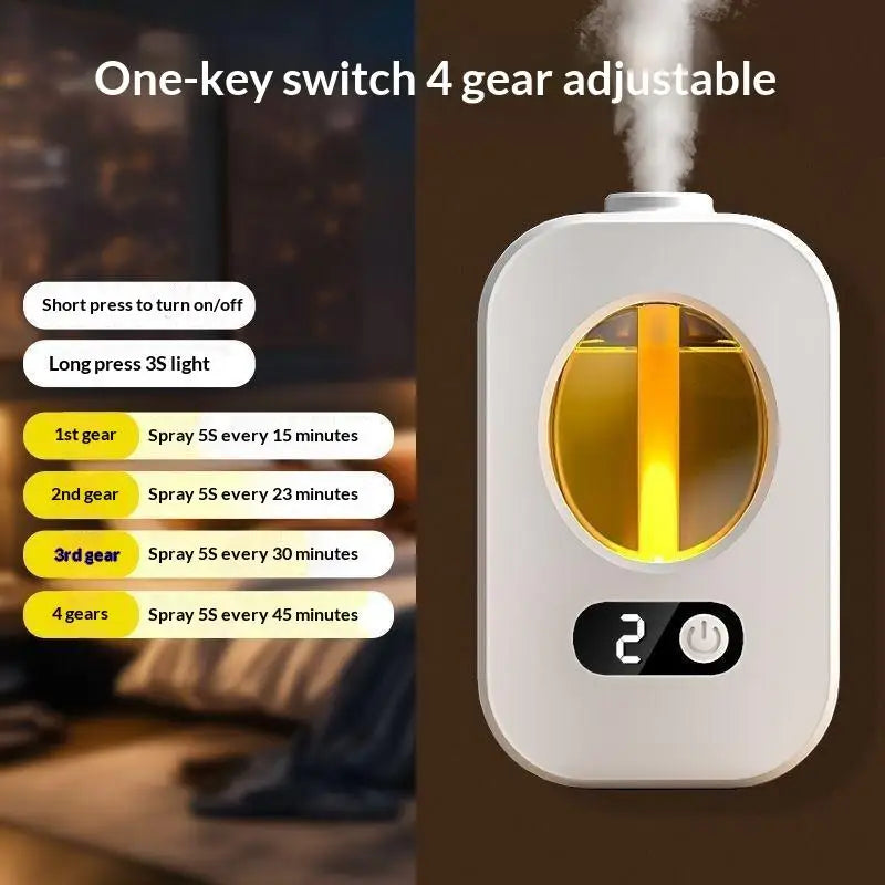 Automatic Aromatherapy Diffuser Adjustable Mist Level Essential Oil Humidifier 250ml Air Freshener for Home Spa