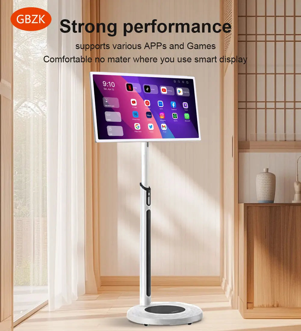 32 Inch Gaming Monitor Smart Tvs Television Touch Screen Tv Mobile Tv Android System Portable Display Screen Move At Will