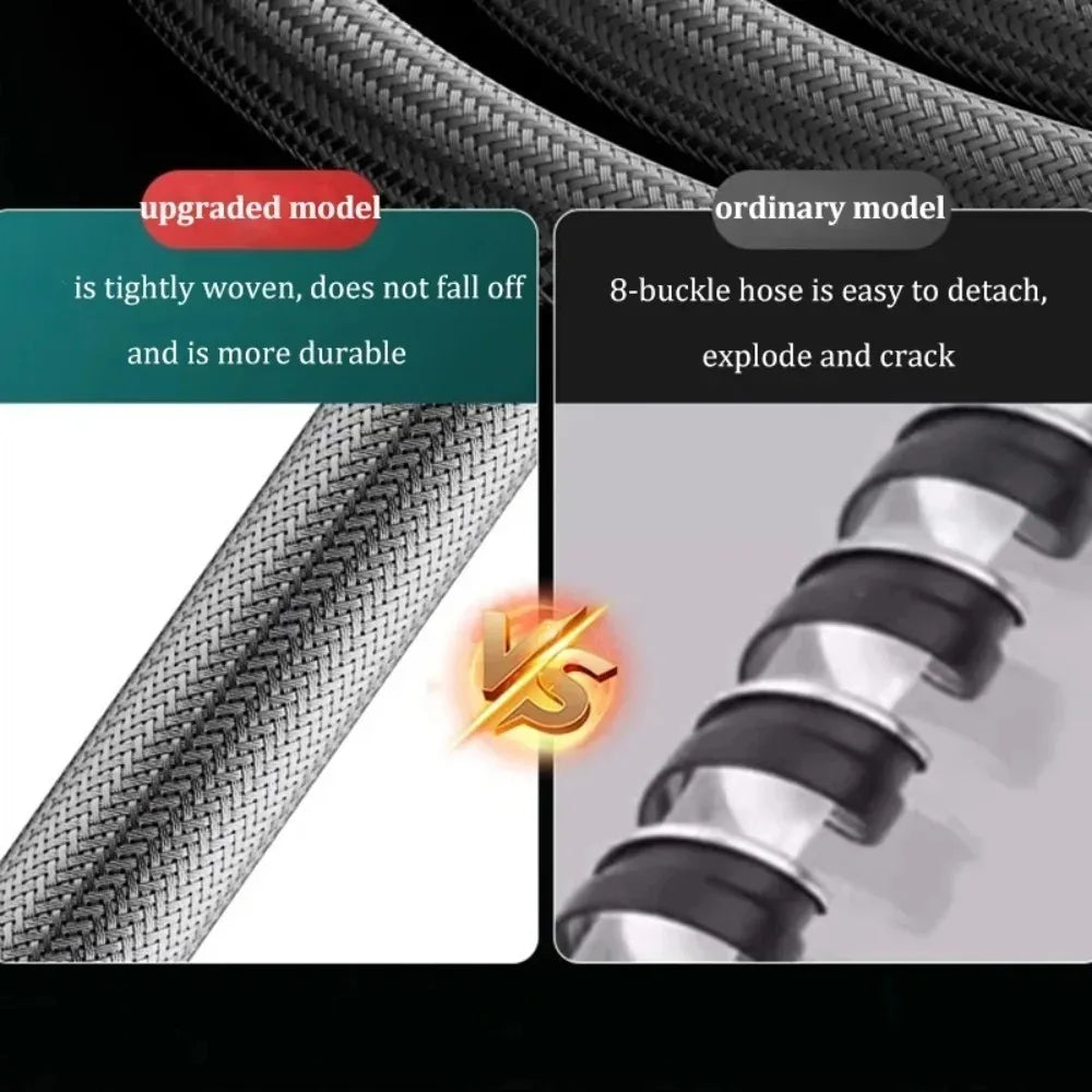 Braided Shower Pipe Universal Water Pipe Cold and Hot Water Shower Head Explosion-proof Connection Pipe
