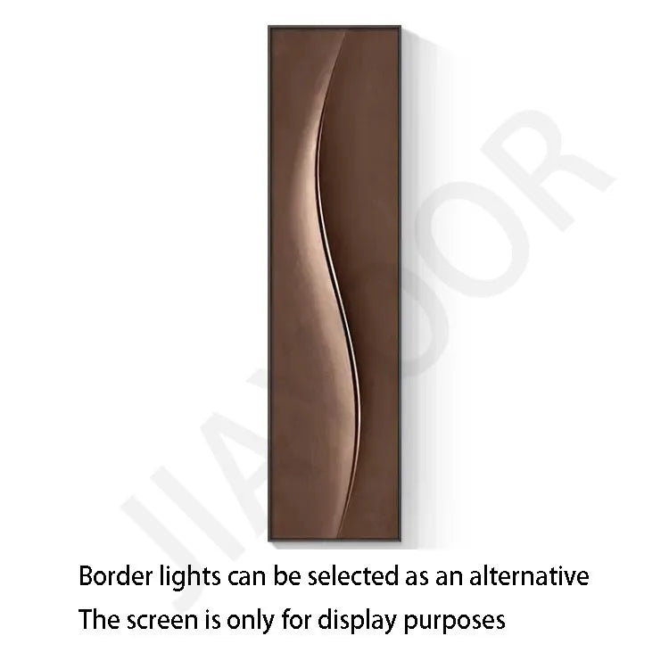 Modern Light Luxury Corridor Hanging Painting Interior Entrance Decoration  Simple Abstract Long Strip Vertical LED Wall Lamp