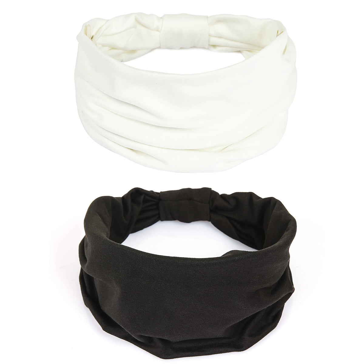 Wide Headbands For Women Non Slip Soft Elastic Hair Bands Yoga Running Sports Workout Gym Head Wraps Turbans Bandana