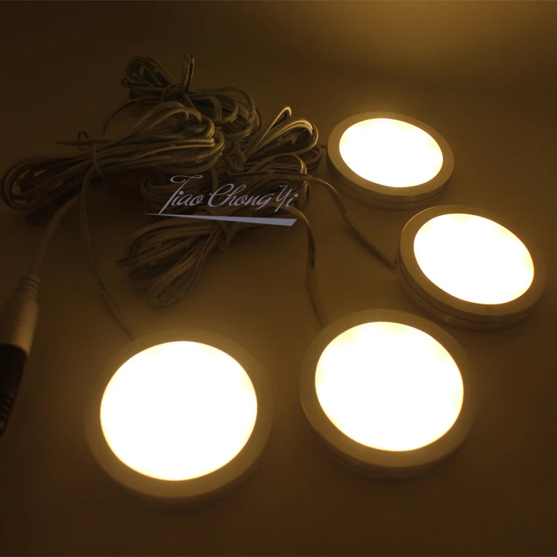 LED cabinet light 2W with DC 12V power adapter indoor lighting for under kitchen cabinet Home wardrobe Showcase lamp decor
