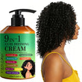 280ml Curly Hair Styling Cream, Moisturizing and Smoothing Formula, Enhances the Elasticity and Shine of Curly Hair, Easy to Set
