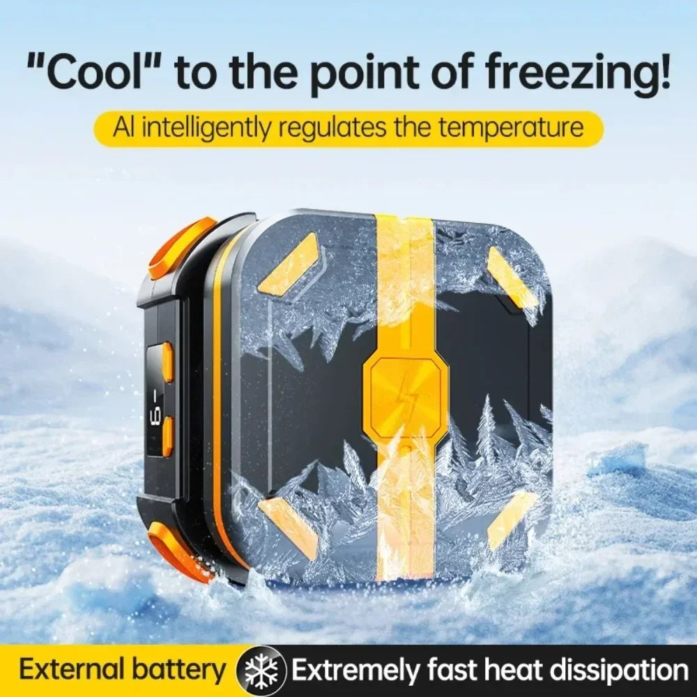 P70 NEW 10W Mobile Phone Semiconductor Cooling Fan Radiator with 2000mAh Battery PUBG Game Cooler for IPhone Android Universal