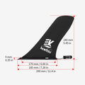 4.5/8/9/9.5/10Inch Surfboard Fin SUP Accessories Stand Up Paddle Board Slide-in Fin Detachable Surf Water Wave Fin Stablizer
