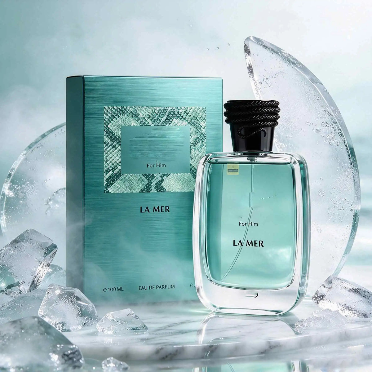 La Mer Hawas For Him Men’s Perfume 100Ml,Vivid Ocean Fragrance,100ml\3.4oz,Multi-Layer Aquatic Scent. Long-Lasting And Soft Aroma. Suitable For Commute, Date And Vacation, Release Free And Easy Male Charm.
