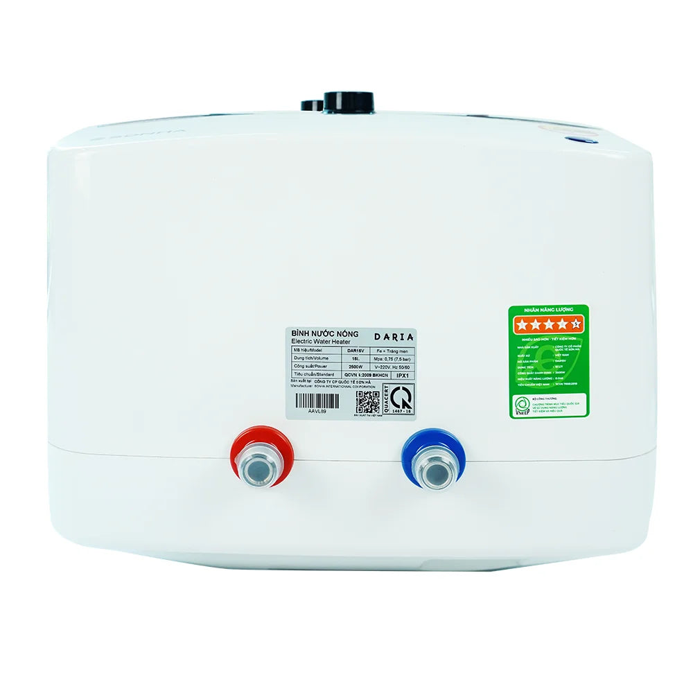 SONHA Brand 20 Liters Electric Storage Water Heater Plastic Household Hotel Use Wall-Mounted Good Quality Made Vietnam Square
