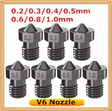 3D Printer 6*20mm 12V/24V 50W Heater Cartridge Heating Tube 1M/2M Cable For High Temperature V6 Volcano MK8 MK9 Hot End Heat Kit