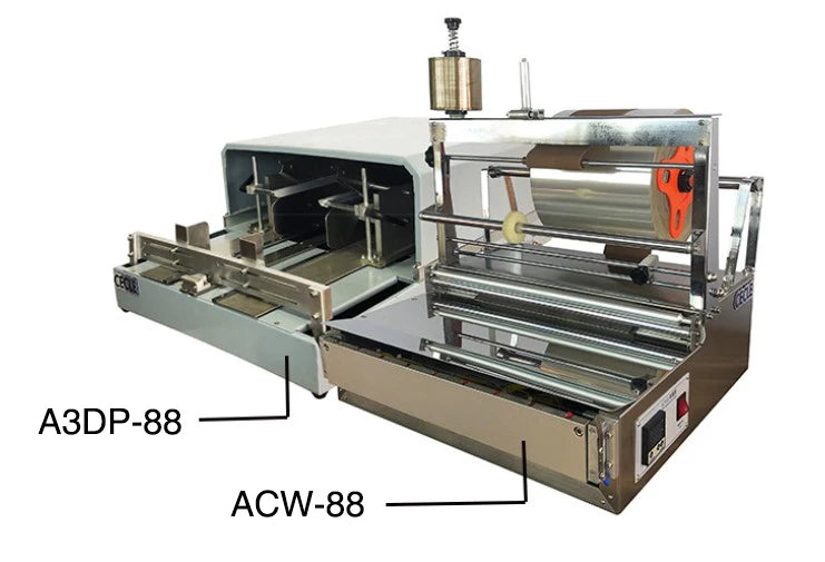 ACW-88+A3DP-88/3DP-88 Cellophane Wrapping Machine for Perfume Box