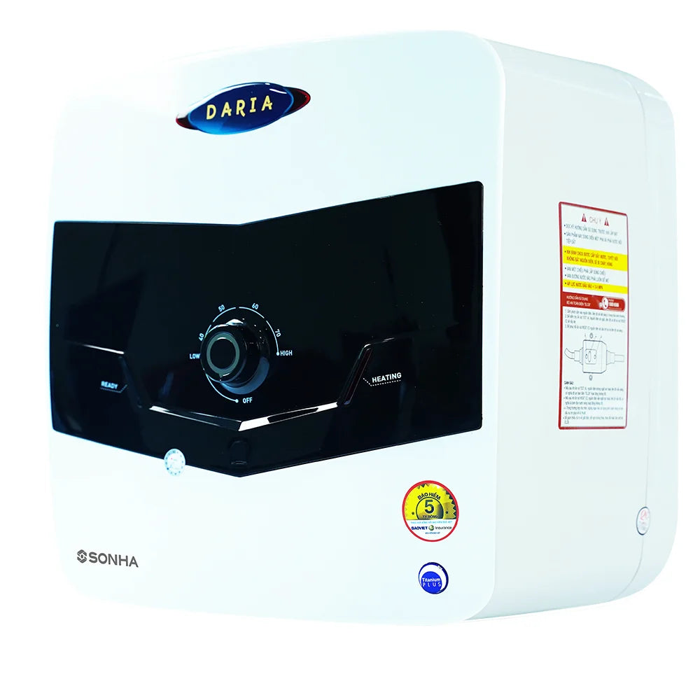Customized Daria 30 Liters Storage Electric Water Heater Plastic Housing Household & Hotel Use High Quality From SONHA Viet Nam