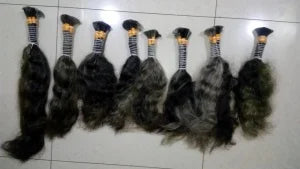 12A Hot  Wholesale South Indian Temple Hair Extension single donor Body Wave 28 Inches Straight Weft Raw Human Hair