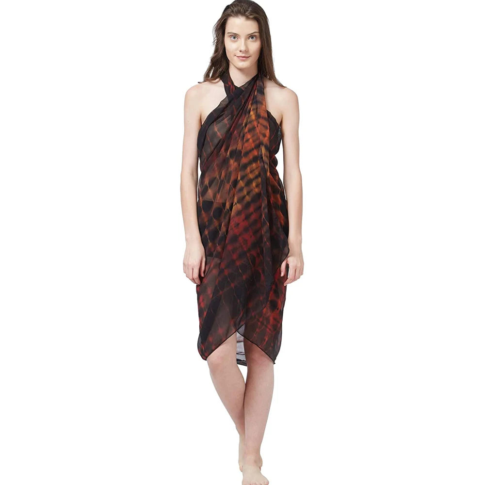 High Quality Soft Touching Colorful Beach Sarong Rayon Viscose Customized Designs Beach Wear Fashionable Best Sale