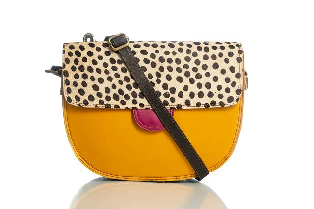 2026 New Fashion Women's Classic Sling Bag Genuine Leather Half Flap Animal Printed Shoulder Bags Multi Color Satchel Purse Flap