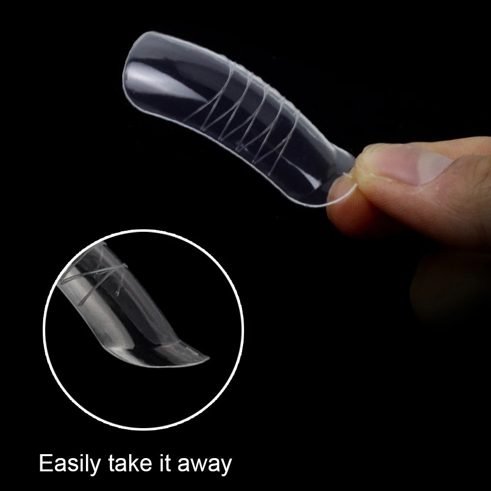 BNG Top Forms for Nails Dual Forms Nails Forms for Extension Full Cover Quick Building Gel Mold Tips Poly Nail Gel Mold
