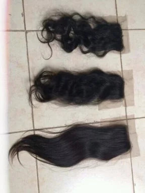 12A Hot  Wholesale South Indian Temple Hair Extension single donor Body Wave 28 Inches Straight Weft Raw Human Hair