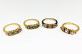 Sterling Silver 925 Gold Plated Supplier Wholesaler Custom Made Handmade Cheap Unisex Low MOQ Trendy Unique Multi Gemstone Rings