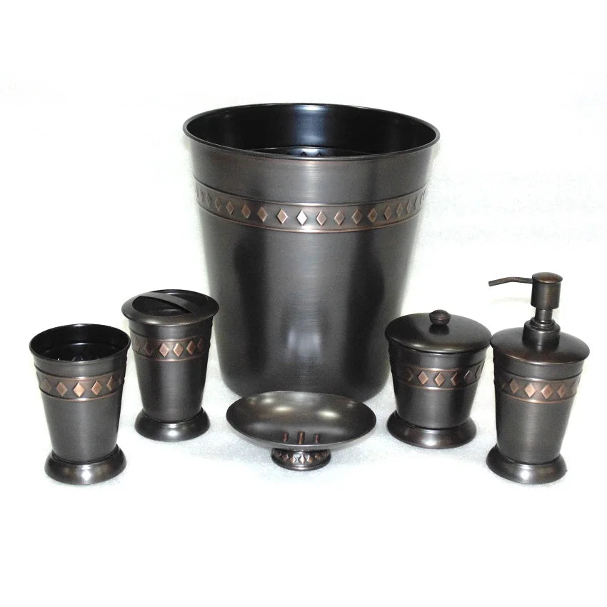 Hot Selling New Design  Metal and Glass Bath Accessory Set, Stainless Steel and Glass Metal Bathroom Set