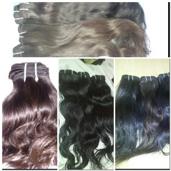 Wholesale Cuticle Aligned Raw Human Hair Extensions India United States Light Color Wavy Bone Straight Loose Deep Wave Fumi