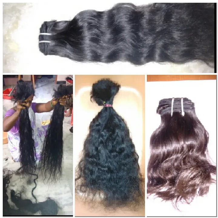 100% Unprocessed Indian Wavy Deep Yaki Wave Bulk Human Hair No Weft Braiding Wet Wavy Style Wet Yaki Style Braiding Hair
