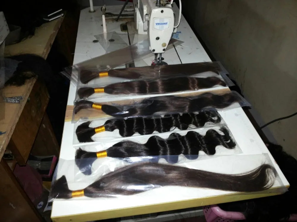Leading Suppliers of Women Cuticle Aligned Raw Hair Wavy Smooth Raw Remy Virgin Indian Temple Hair, Raw Human Hair, Best Hair