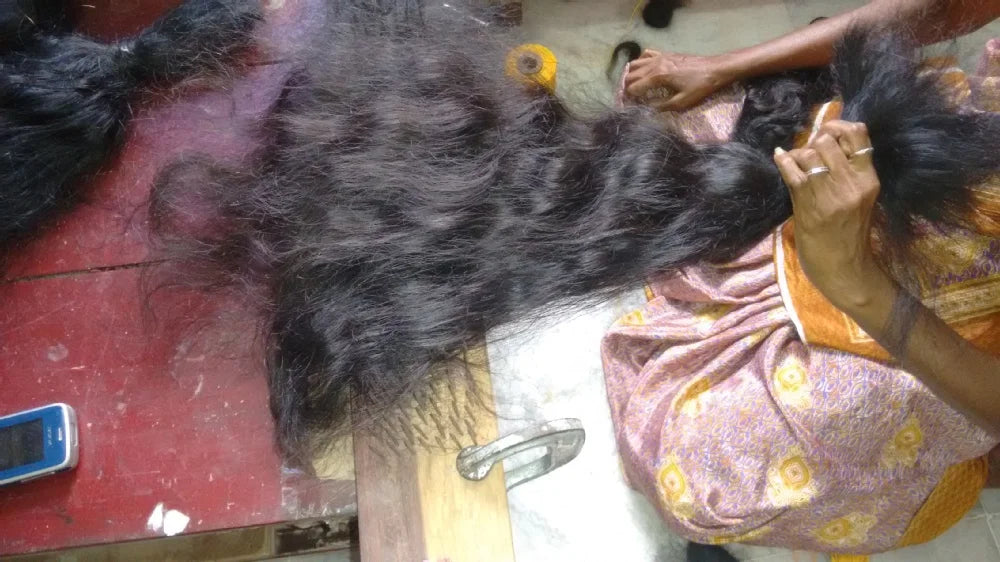 100% Human Remy Virgin Straight Wavy High Quality Shedding Resistant Soft Shiny Indian Hair Weave Machine Double Weft Cuticle