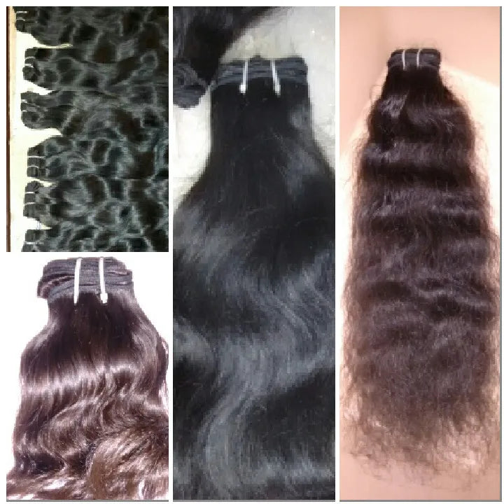 Wholesale Cuticle Aligned Raw Human Hair Extensions India United States Light Color Wavy Bone Straight Loose Deep Wave Fumi